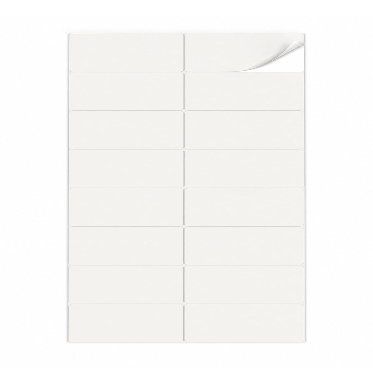 Packs de etiquetas brancas M - 100 folhas