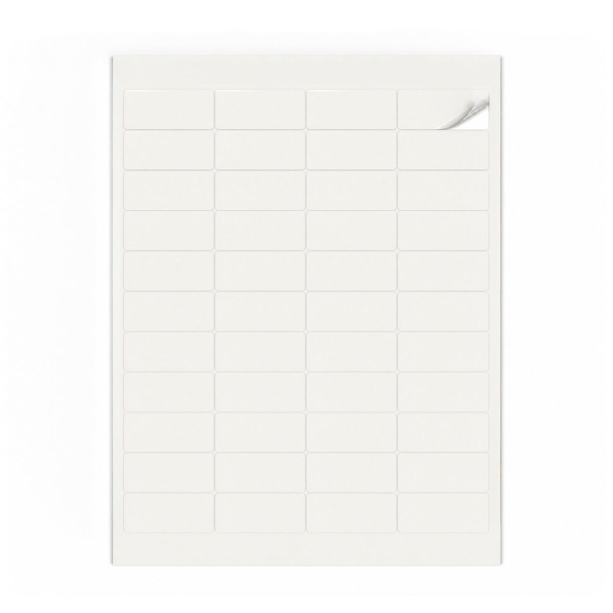 Packs de etiquetas brancas XS - 100 folhas