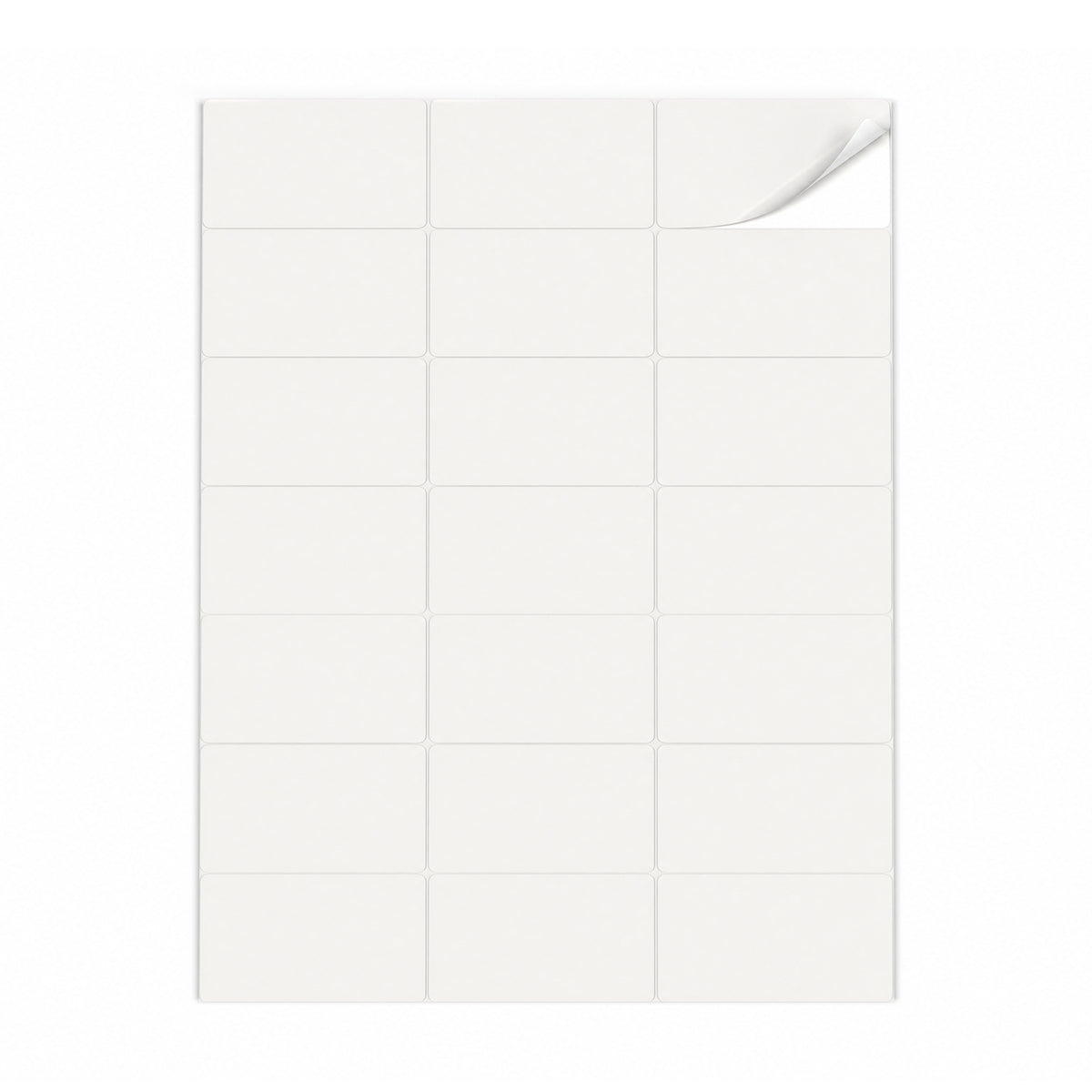 Packs de etiquetas brancas S - 100 folhas
