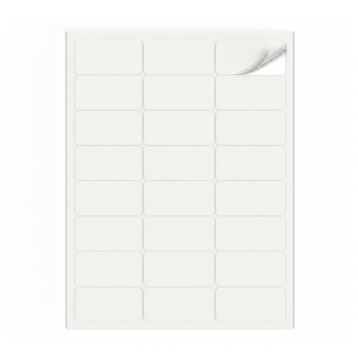 Packs de etiquetas brancas S - 100 folhas