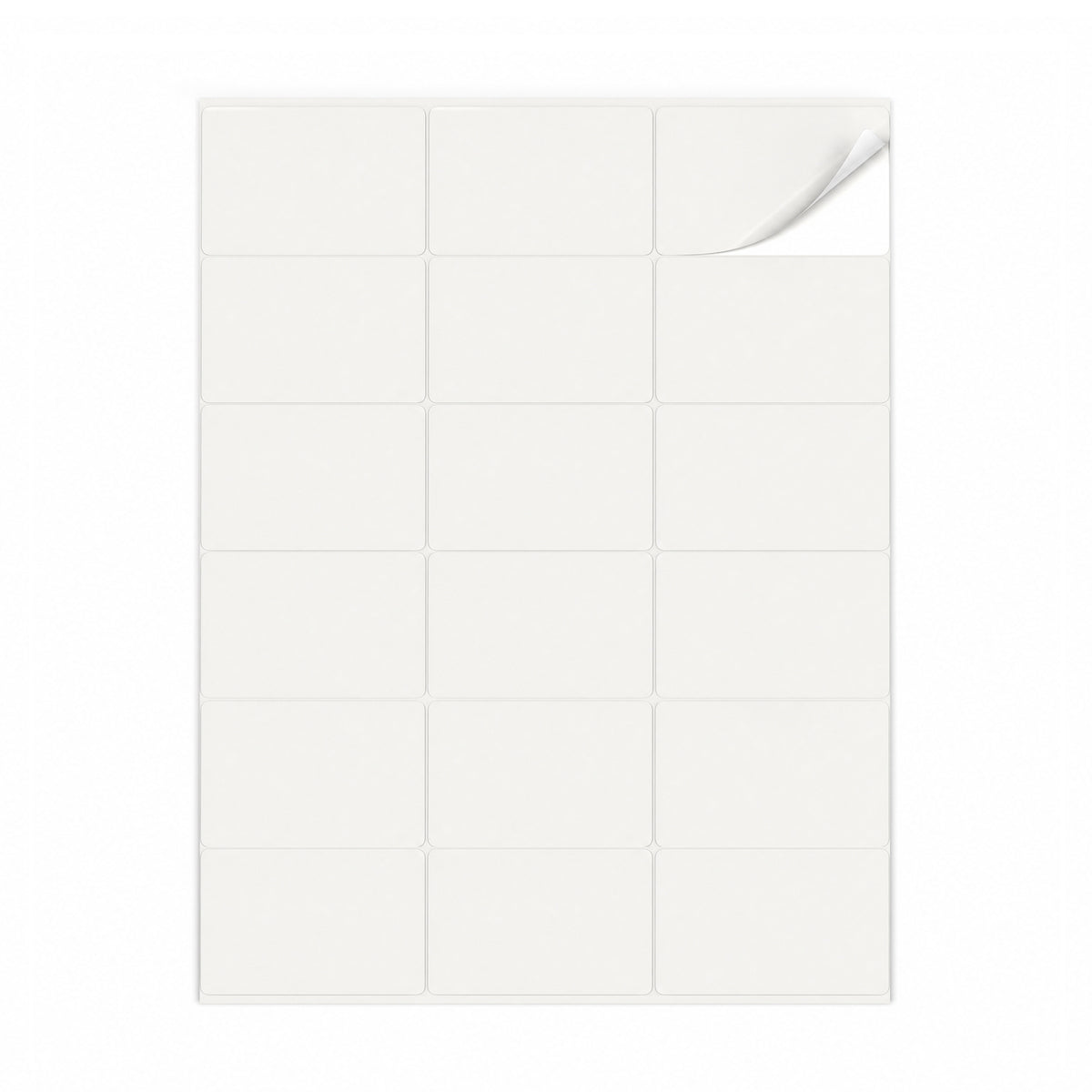 Packs de etiquetas brancas M - 100 folhas