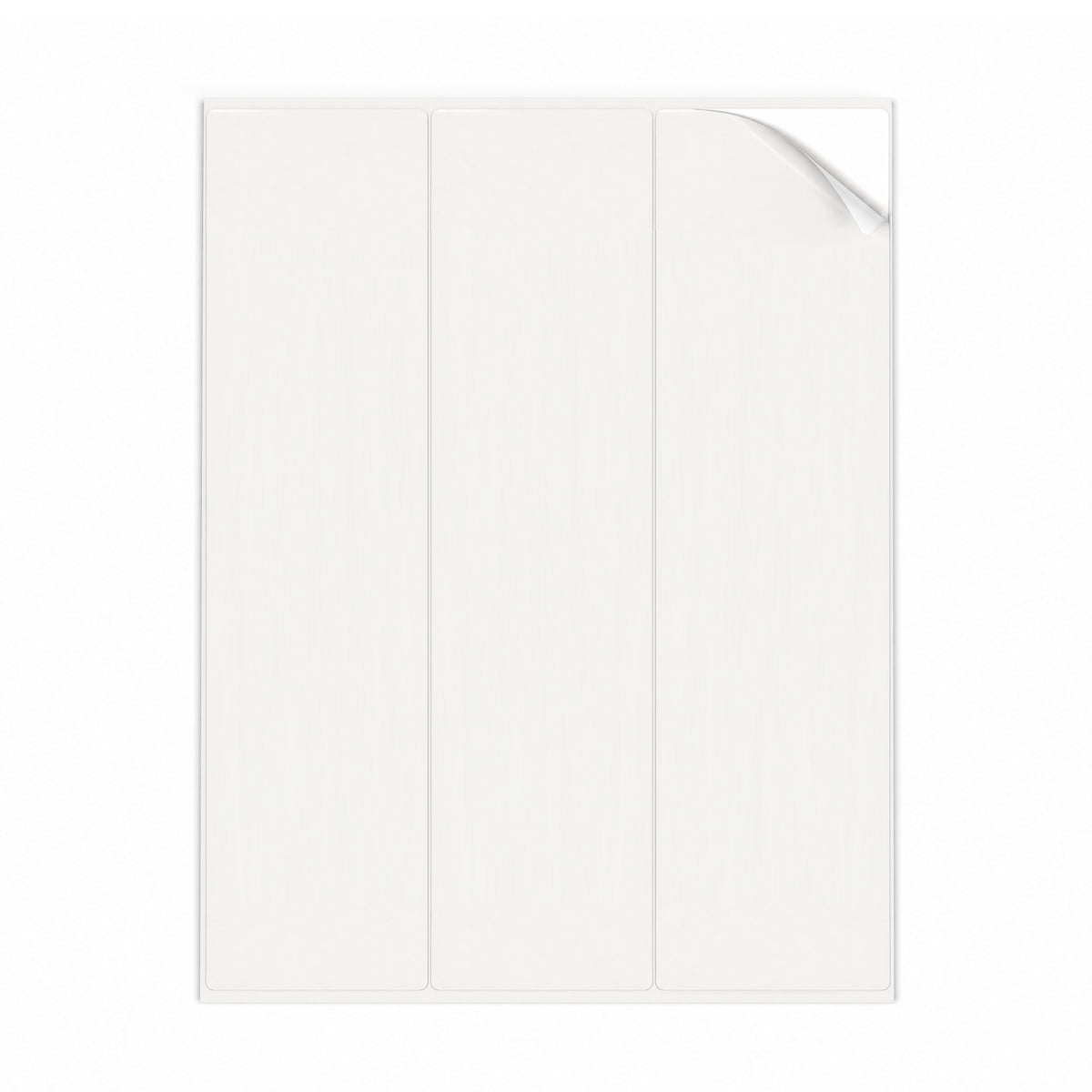 Packs de etiquetas brancas XL - 100 folhas