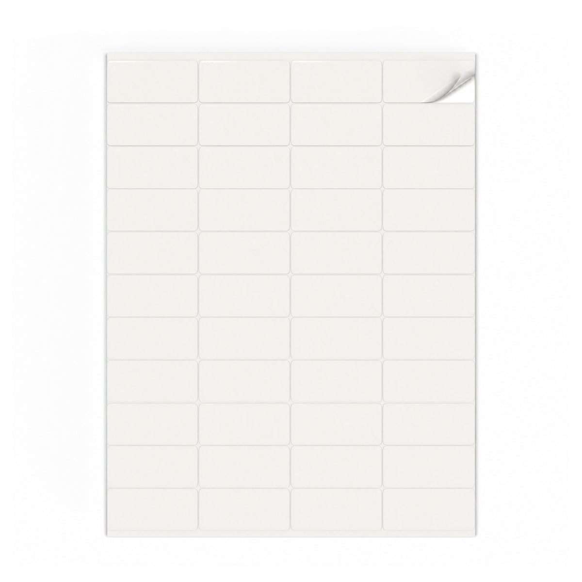 Packs de etiquetas brancas XS - 100 folhas