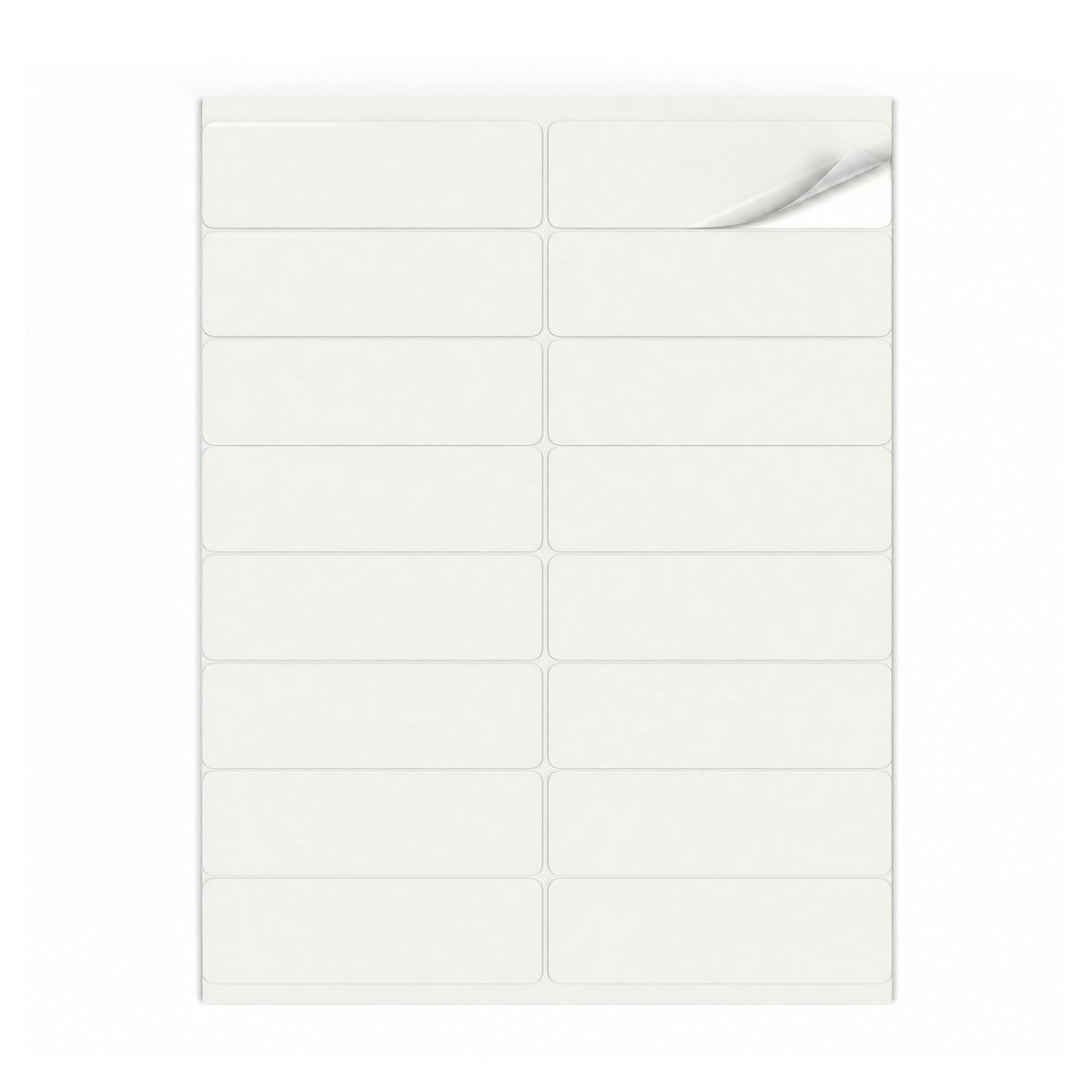 Packs de etiquetas brancas M - 100 folhas