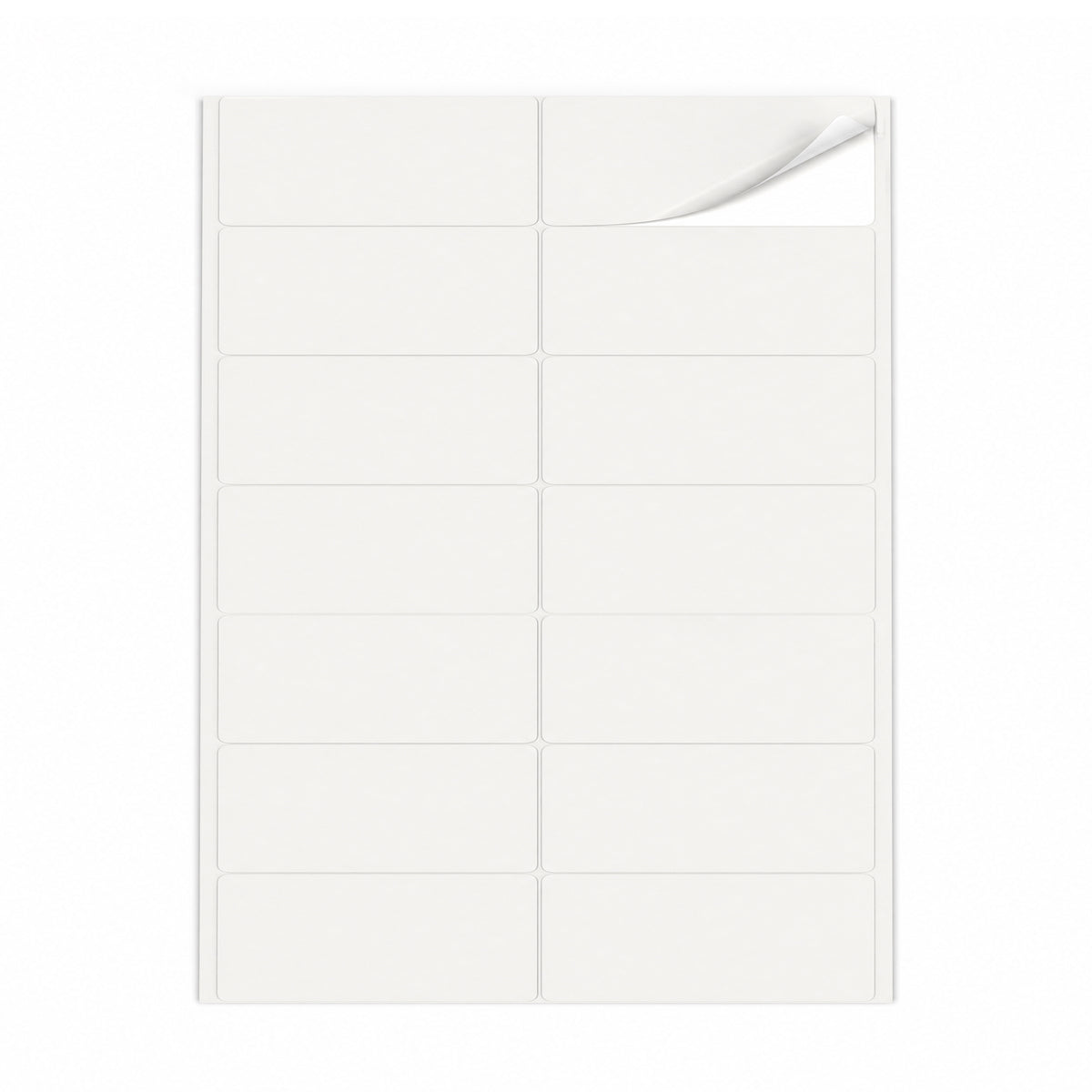 Packs de etiquetas brancas M - 100 folhas