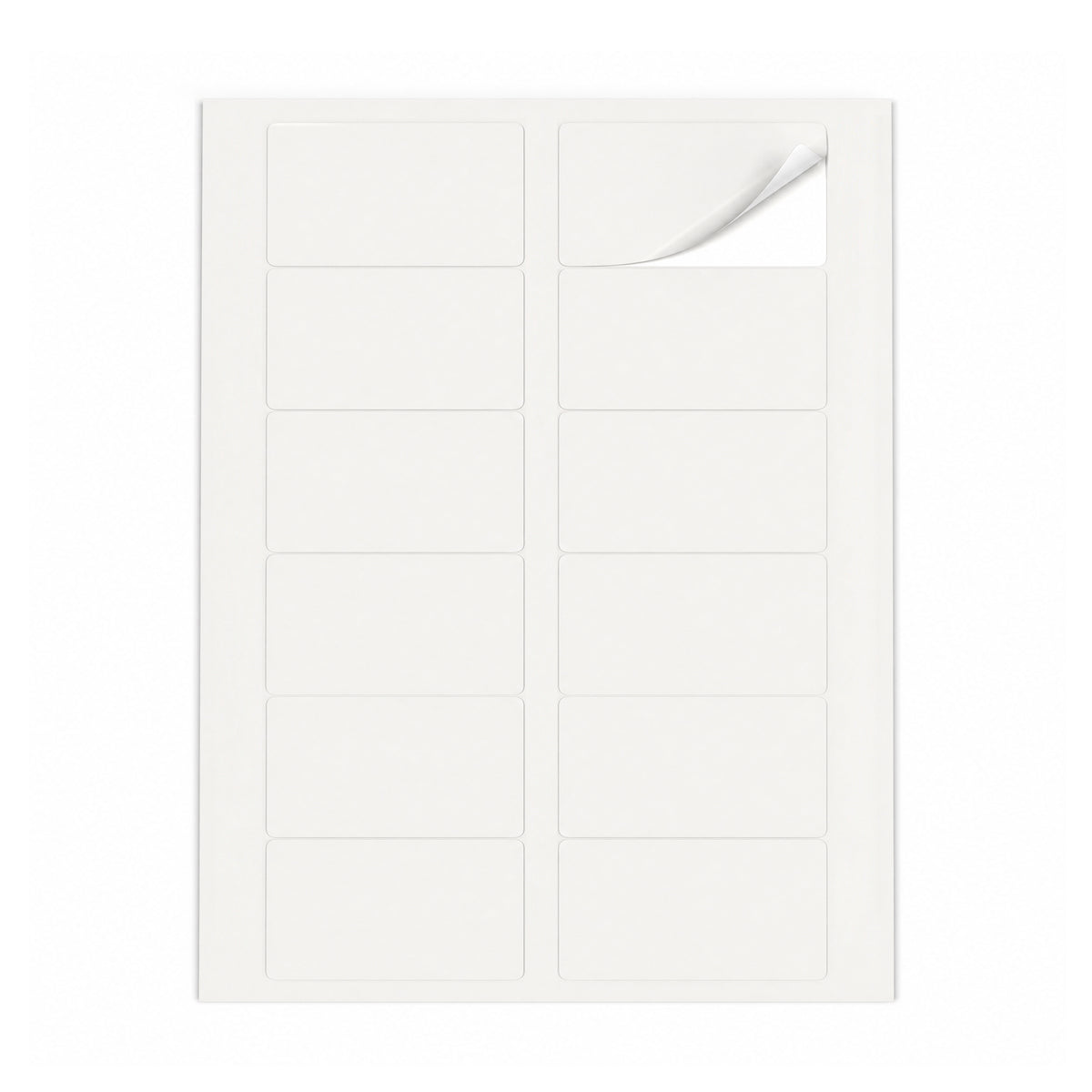 Packs de etiquetas brancas M - 100 folhas