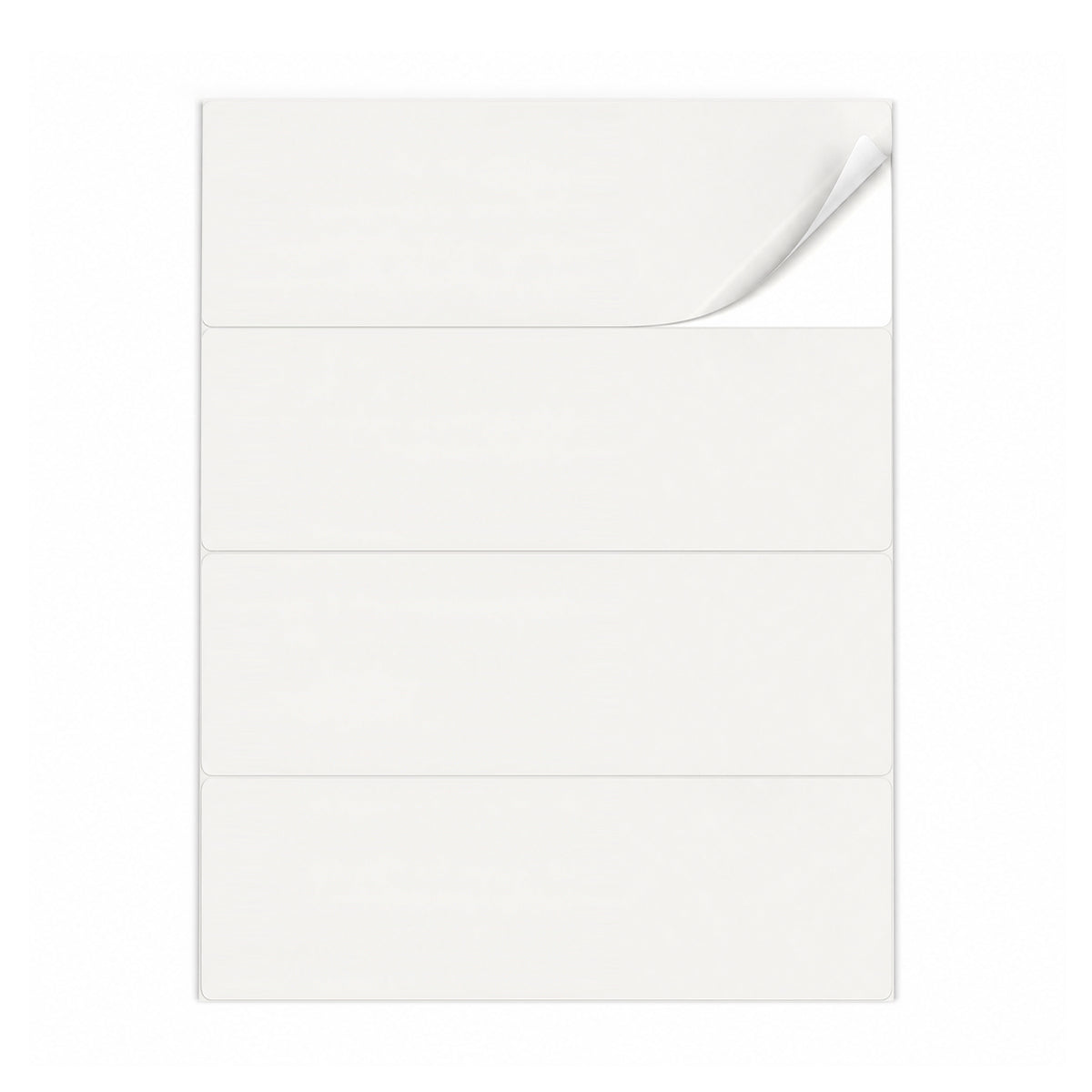 Packs de etiquetas brancas L - 100 folhas