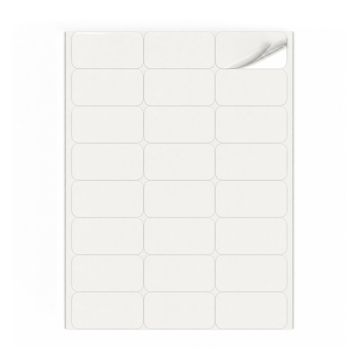 Packs de etiquetas brancas S - 100 folhas