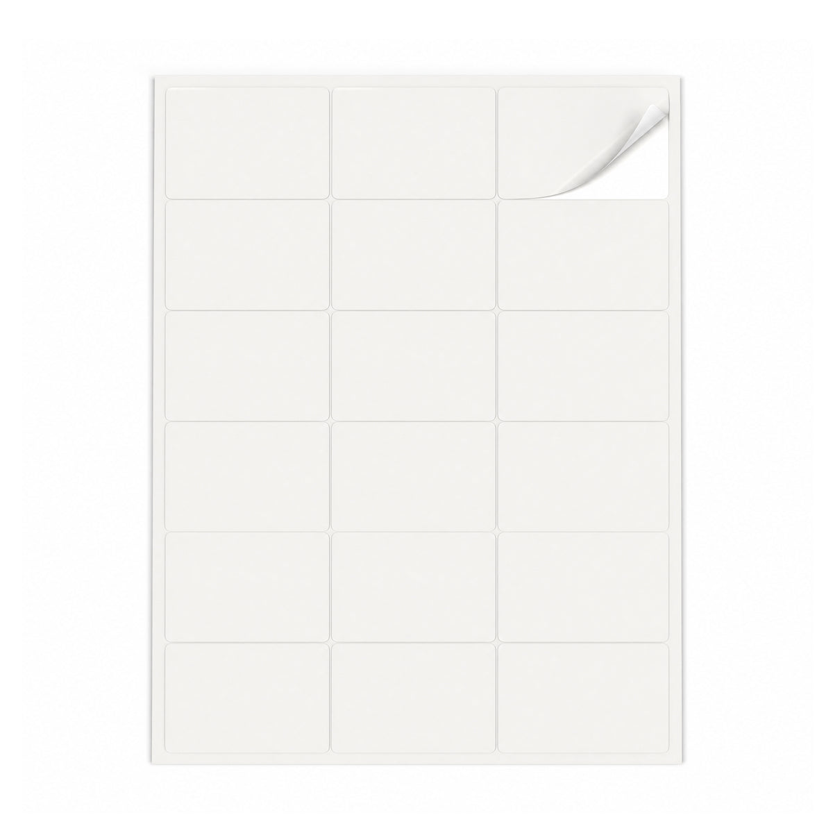Packs de etiquetas brancas S - 100 folhas