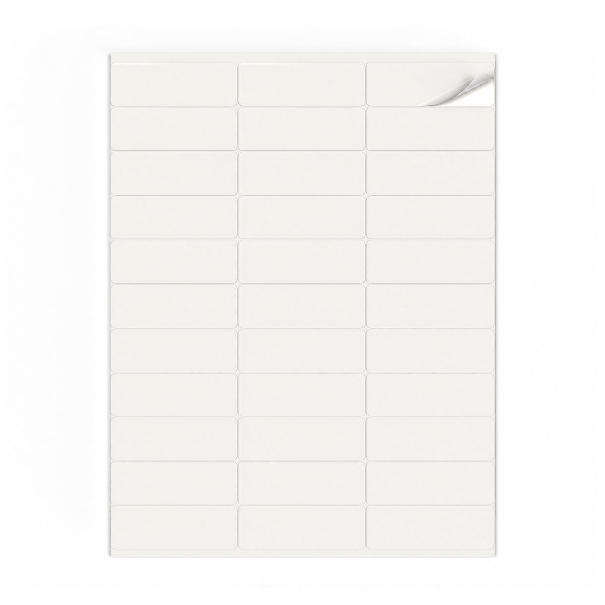 Packs de etiquetas brancas S - 100 folhas