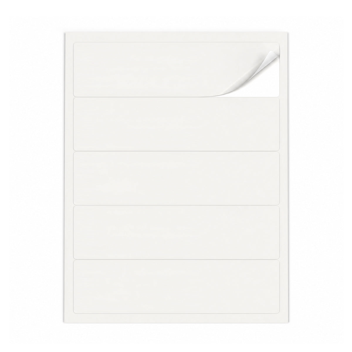 Packs de etiquetas brancas L - 100 folhas