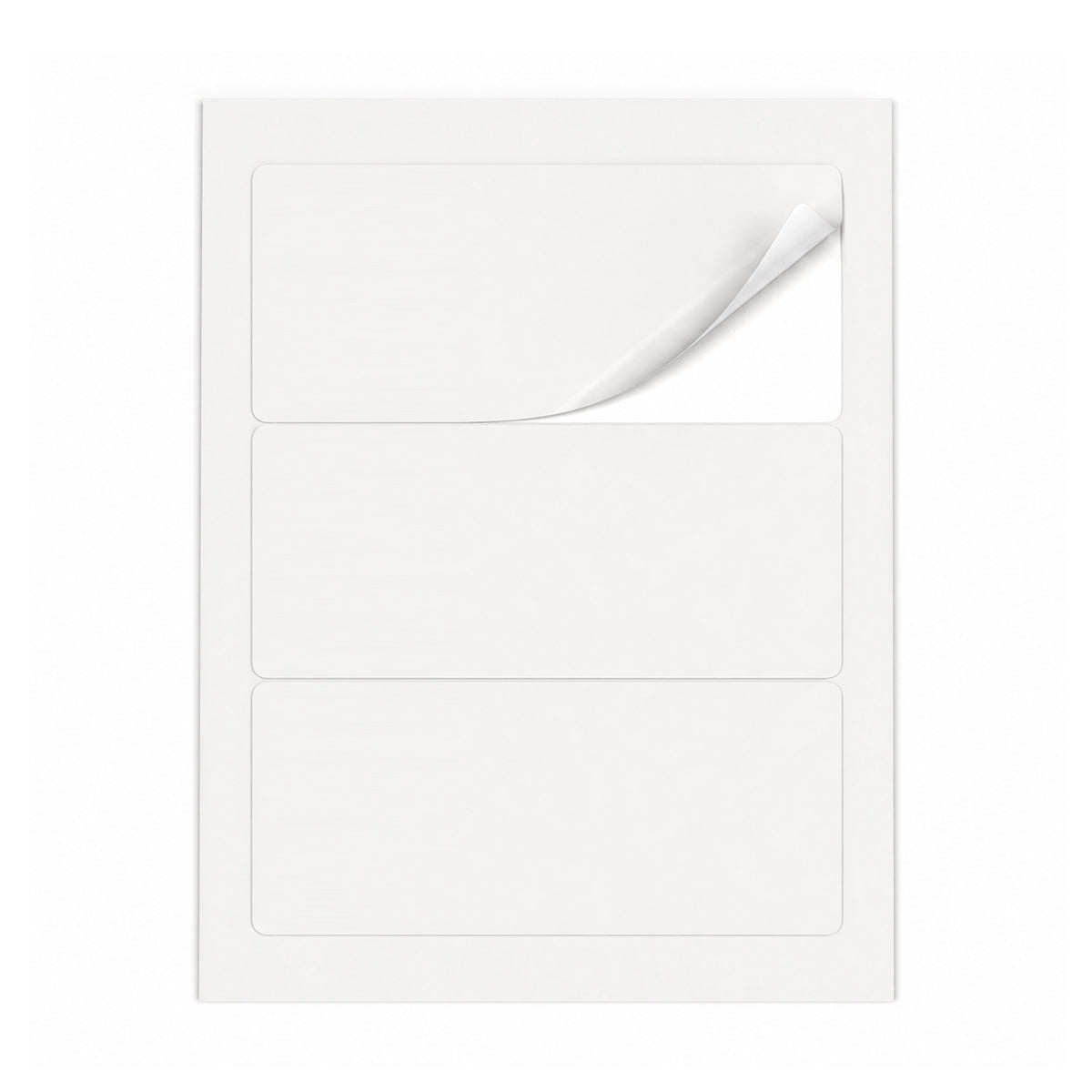 Packs de etiquetas brancas L - 100 folhas