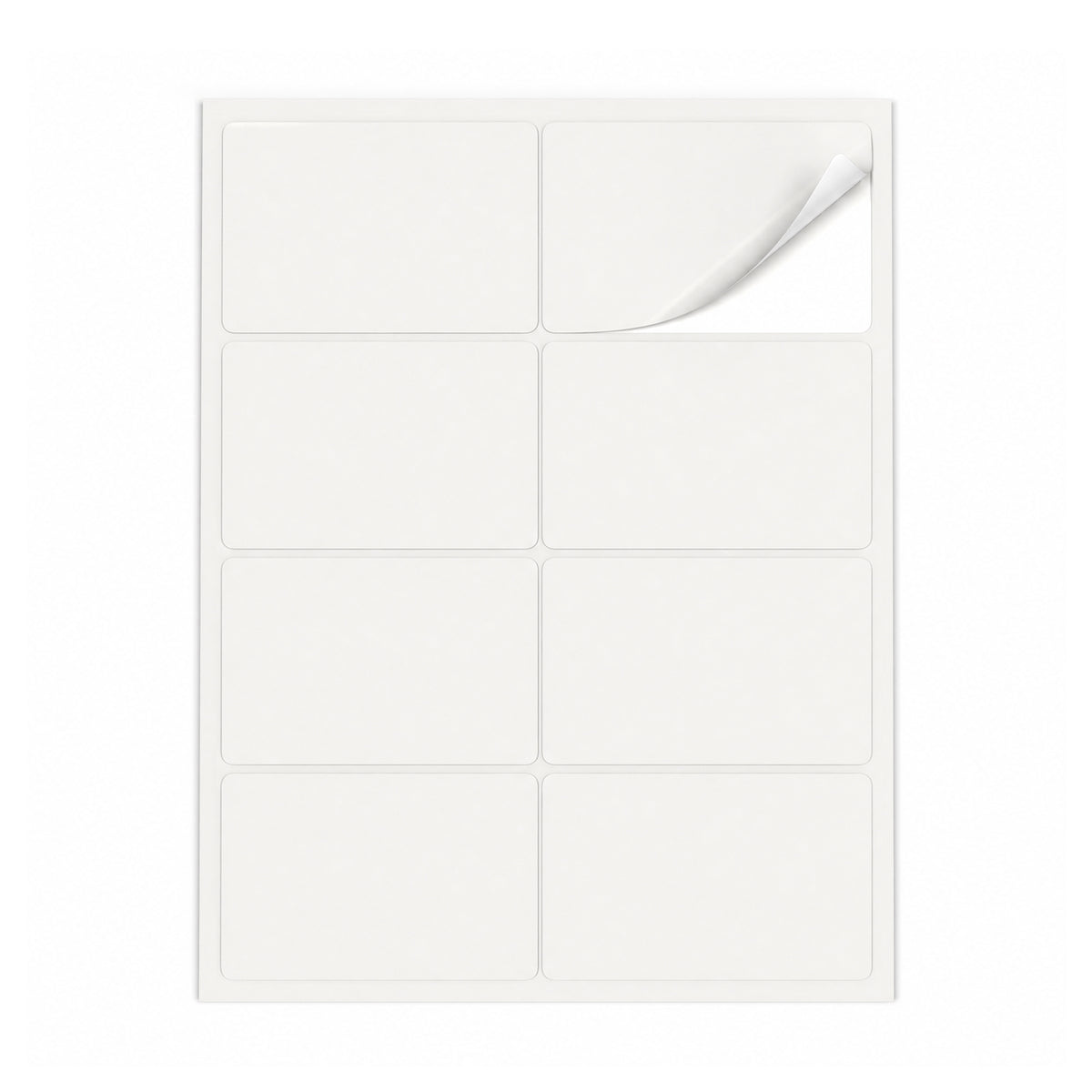 Packs de etiquetas brancas M - 100 folhas