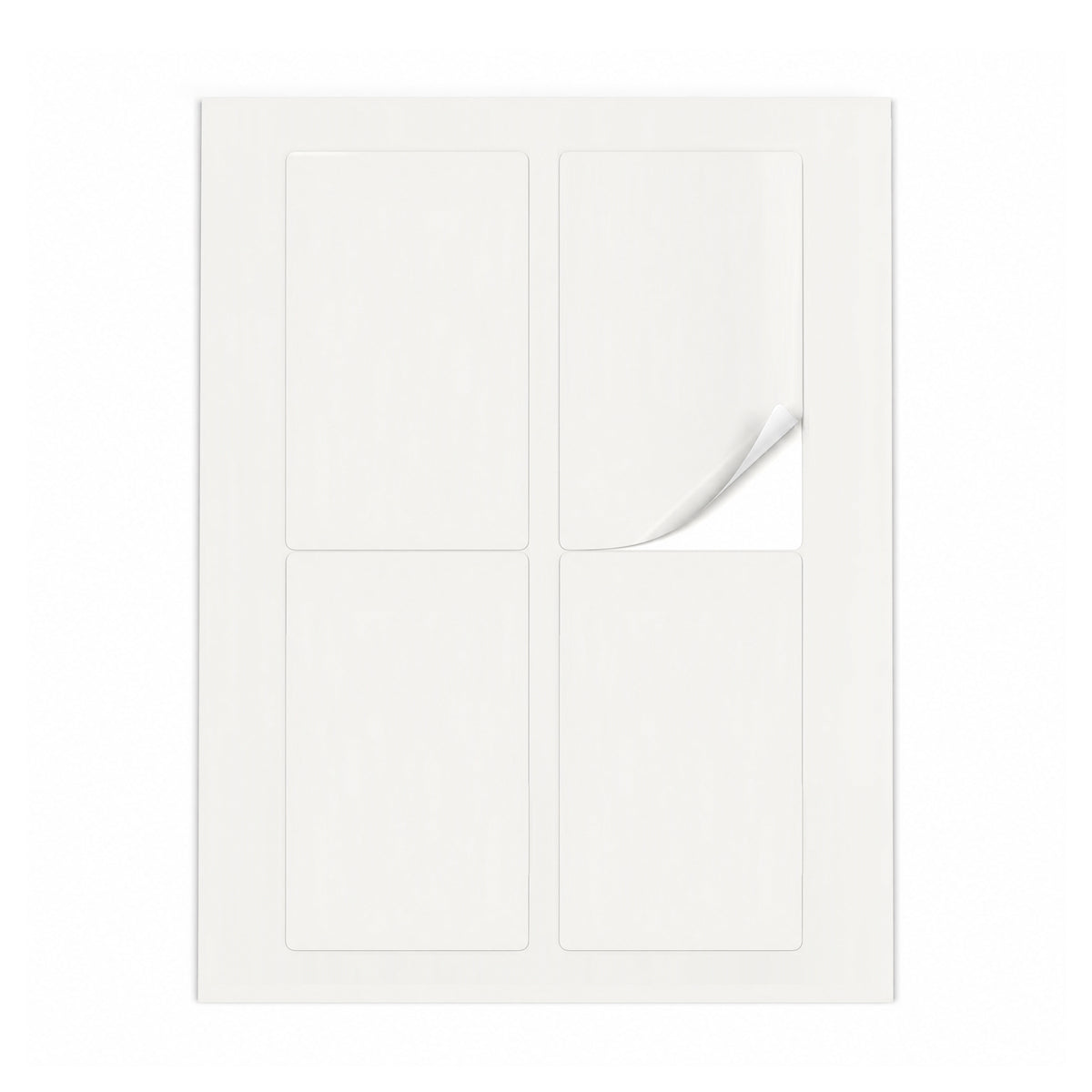 Packs de etiquetas brancas L - 100 folhas