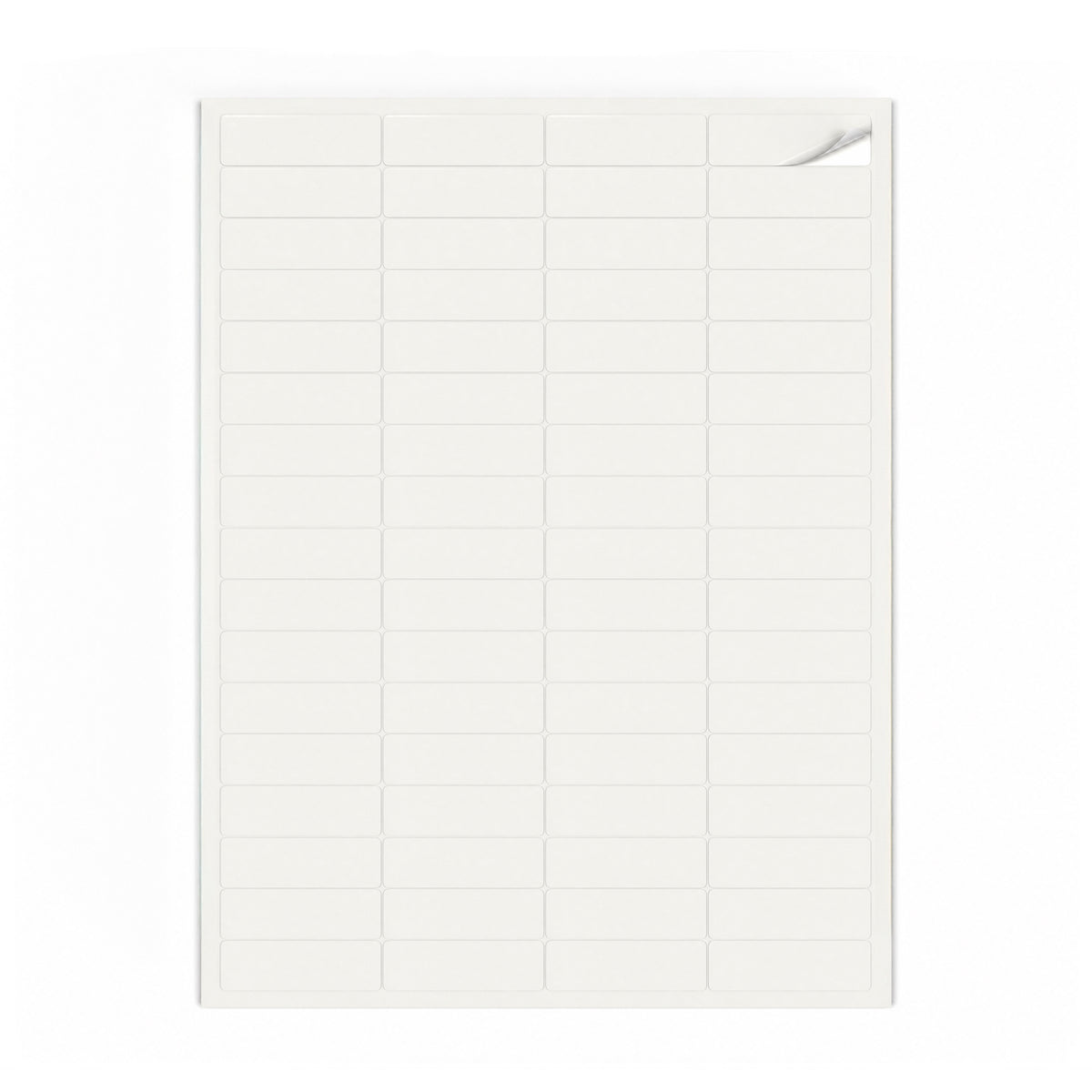 Packs de etiquetas brancas XS - 100 folhas