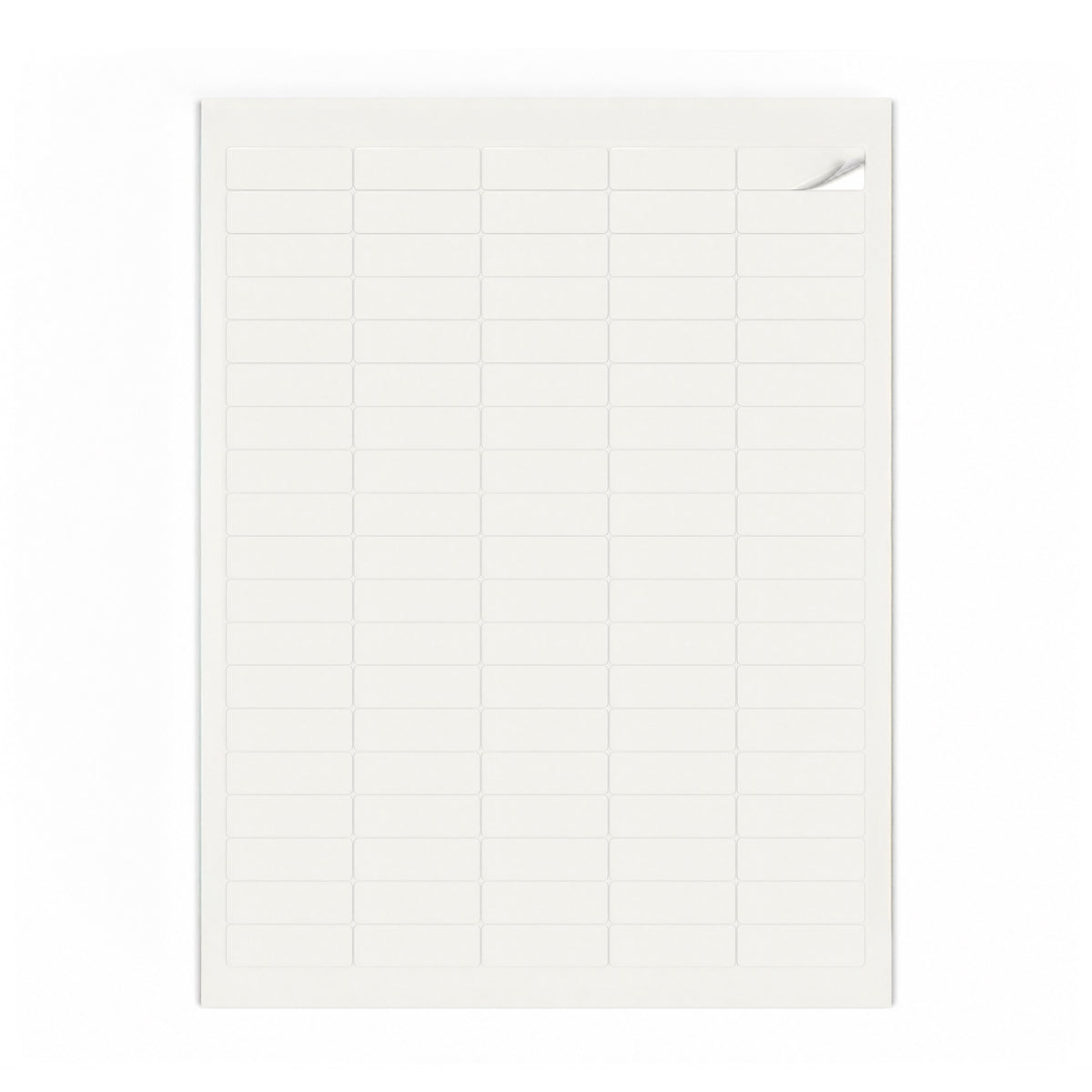 Packs de etiquetas brancas XS - 100 folhas
