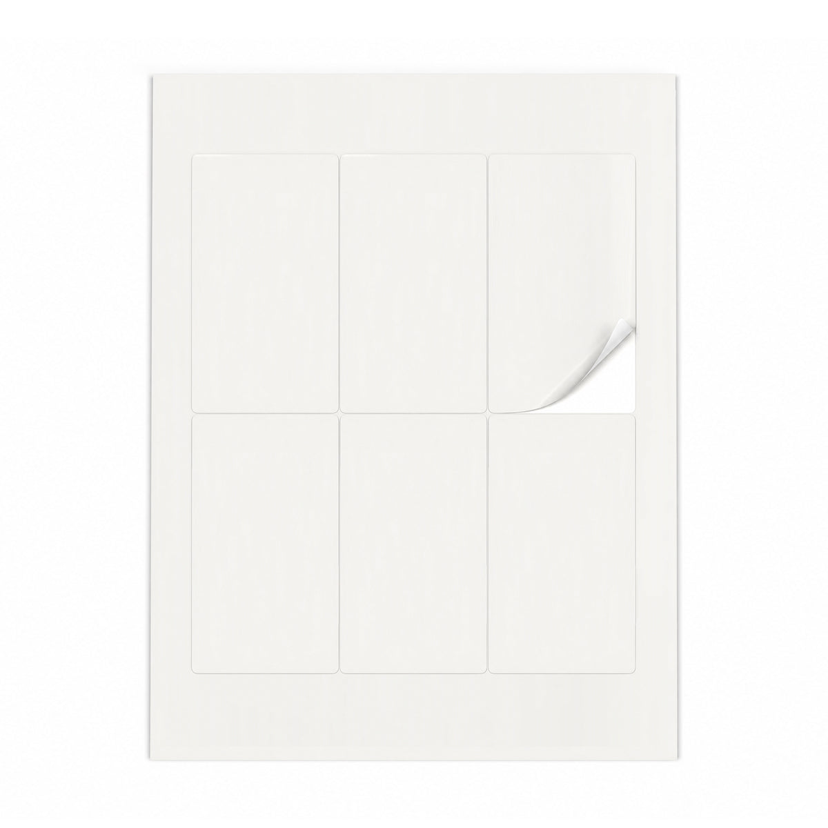 Packs de etiquetas brancas ML - 100 folhas
