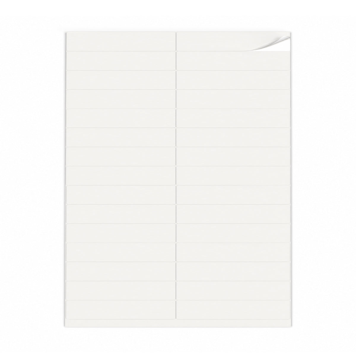 Packs de etiquetas brancas S - 100 folhas