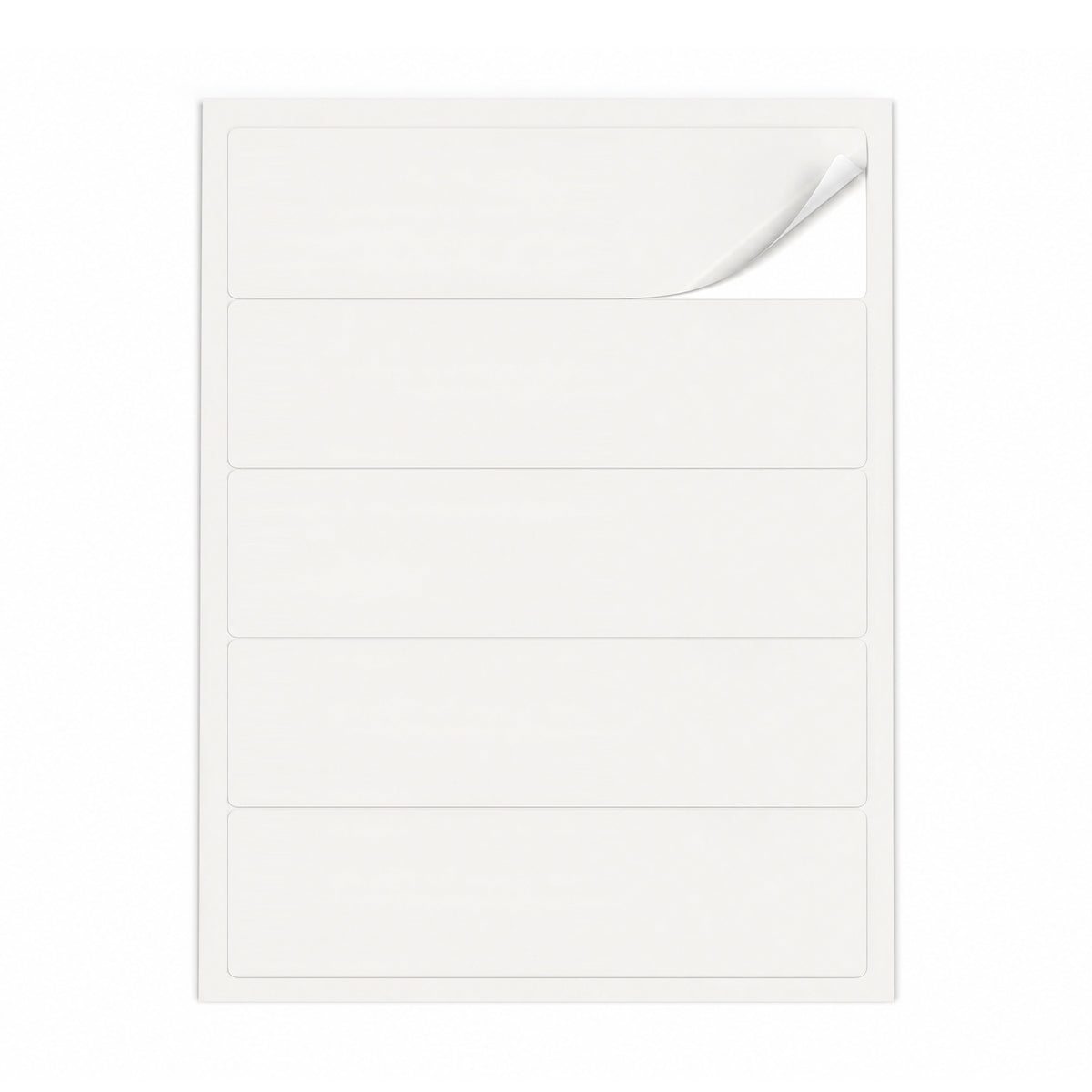 Packs de etiquetas brancas L - 100 folhas