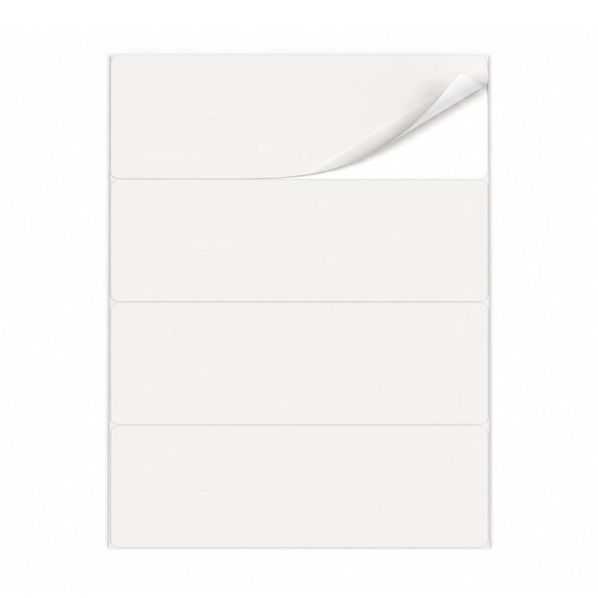 Packs de etiquetas brancas L - 100 folhas