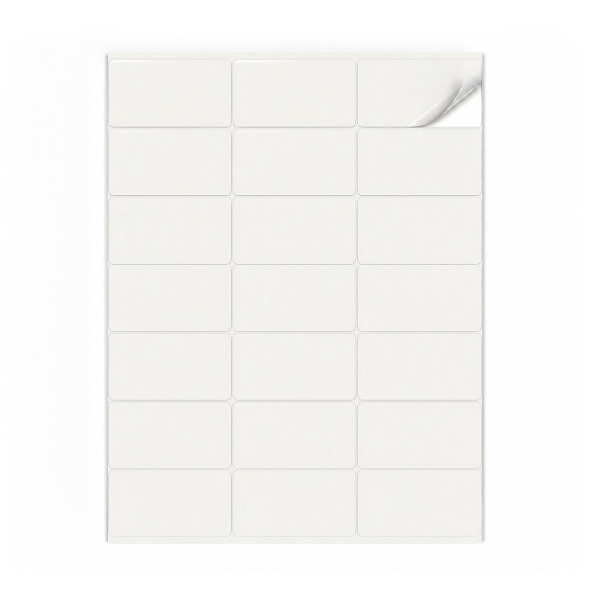 Packs de etiquetas brancas S - 100 folhas