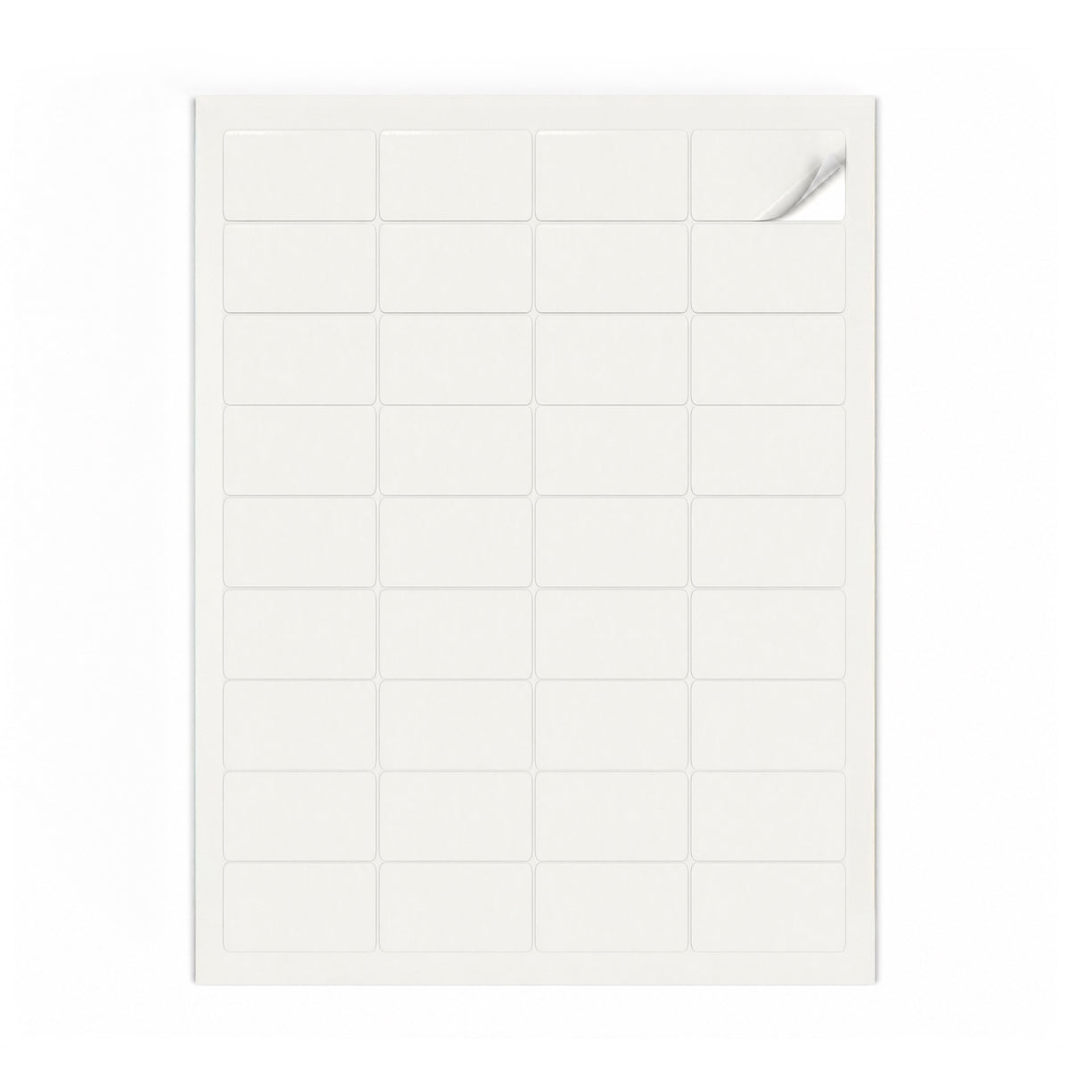 Packs de etiquetas brancas XS - 100 folhas