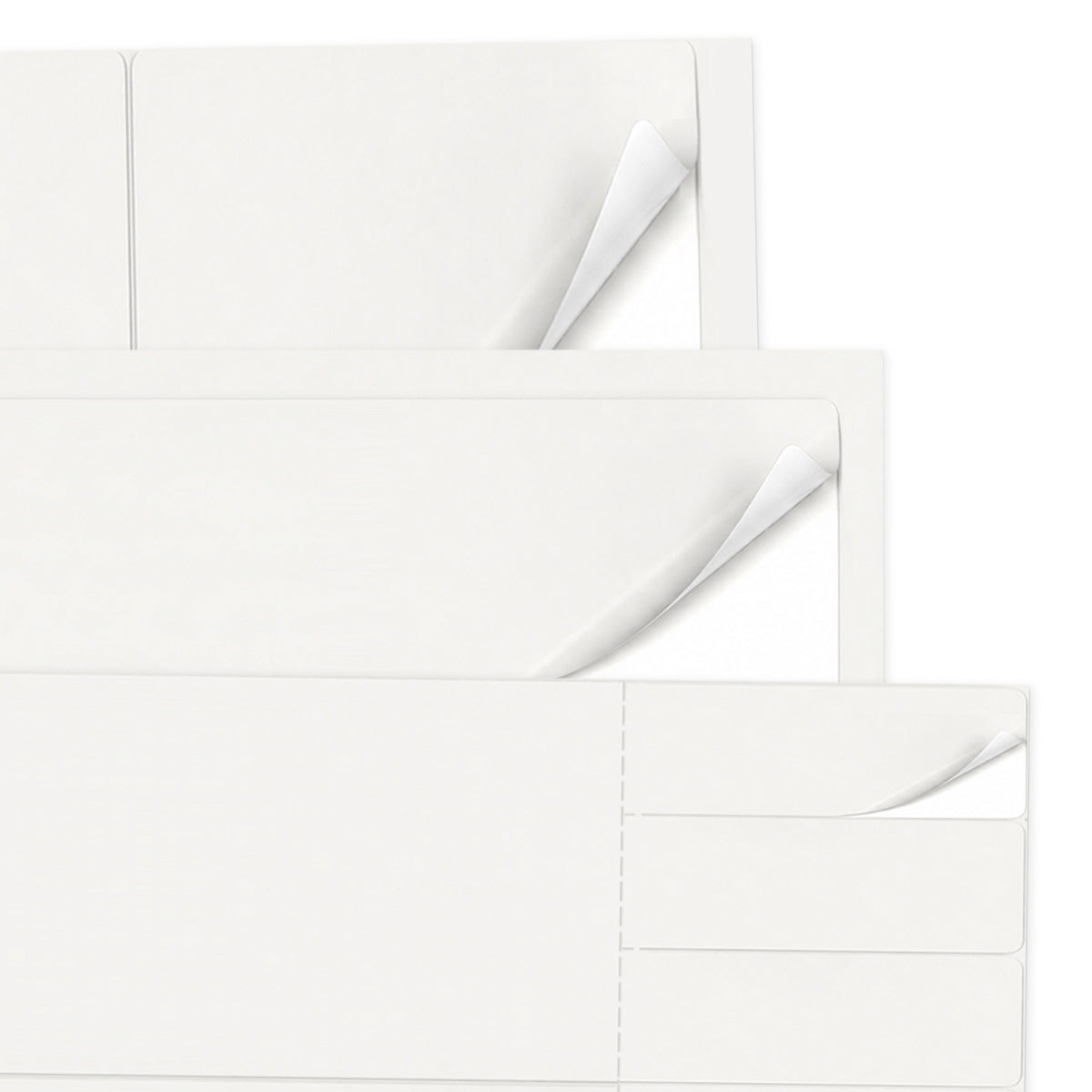 Packs de etiquetas brancas L - 100 folhas