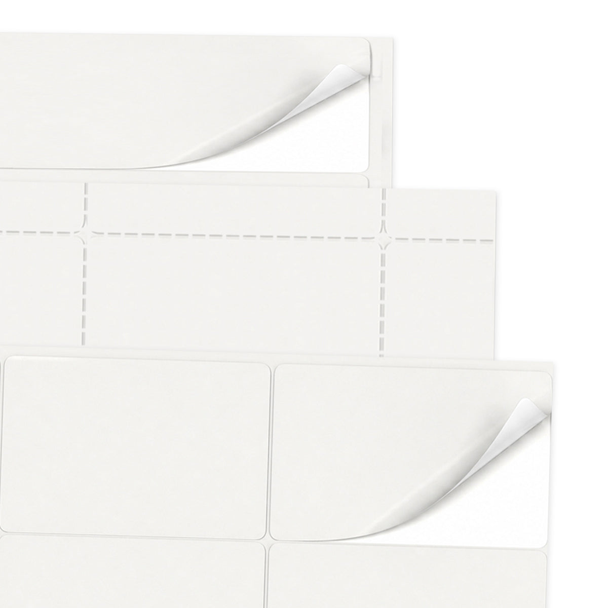Packs de etiquetas brancas M - 100 folhas
