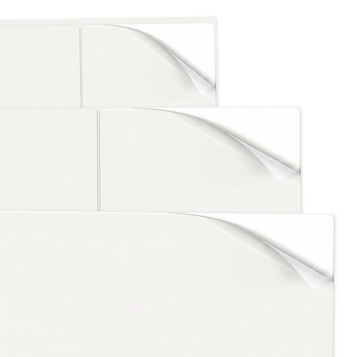 Packs de etiquetas brancas XL - 100 folhas