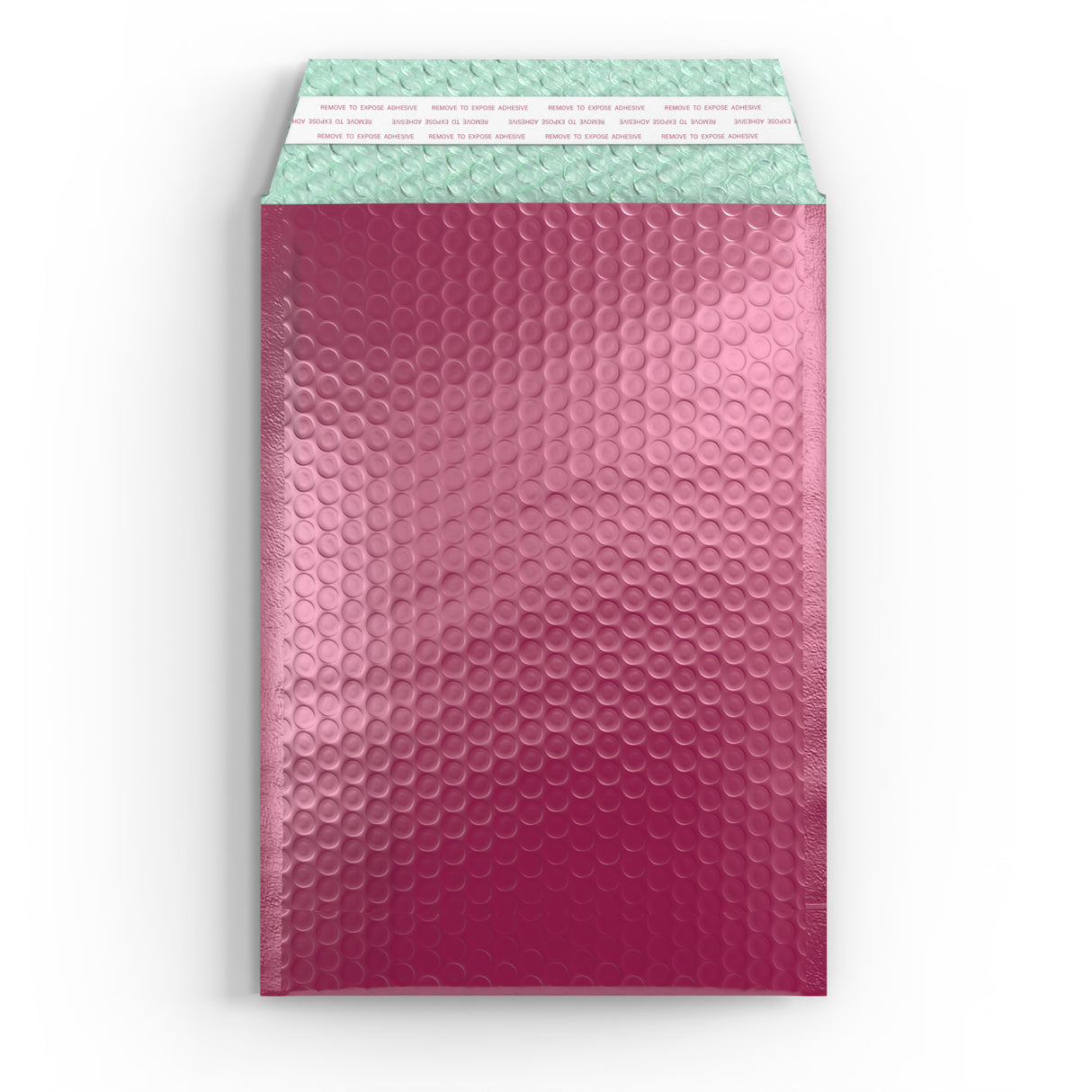 Envelopes almofadados com bolha metálica brilhante
