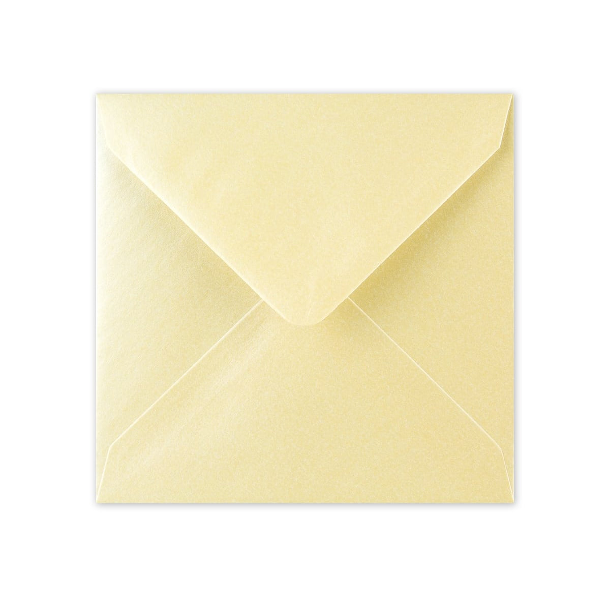 Envelope cor de champanhe com brilho 140x140 mm