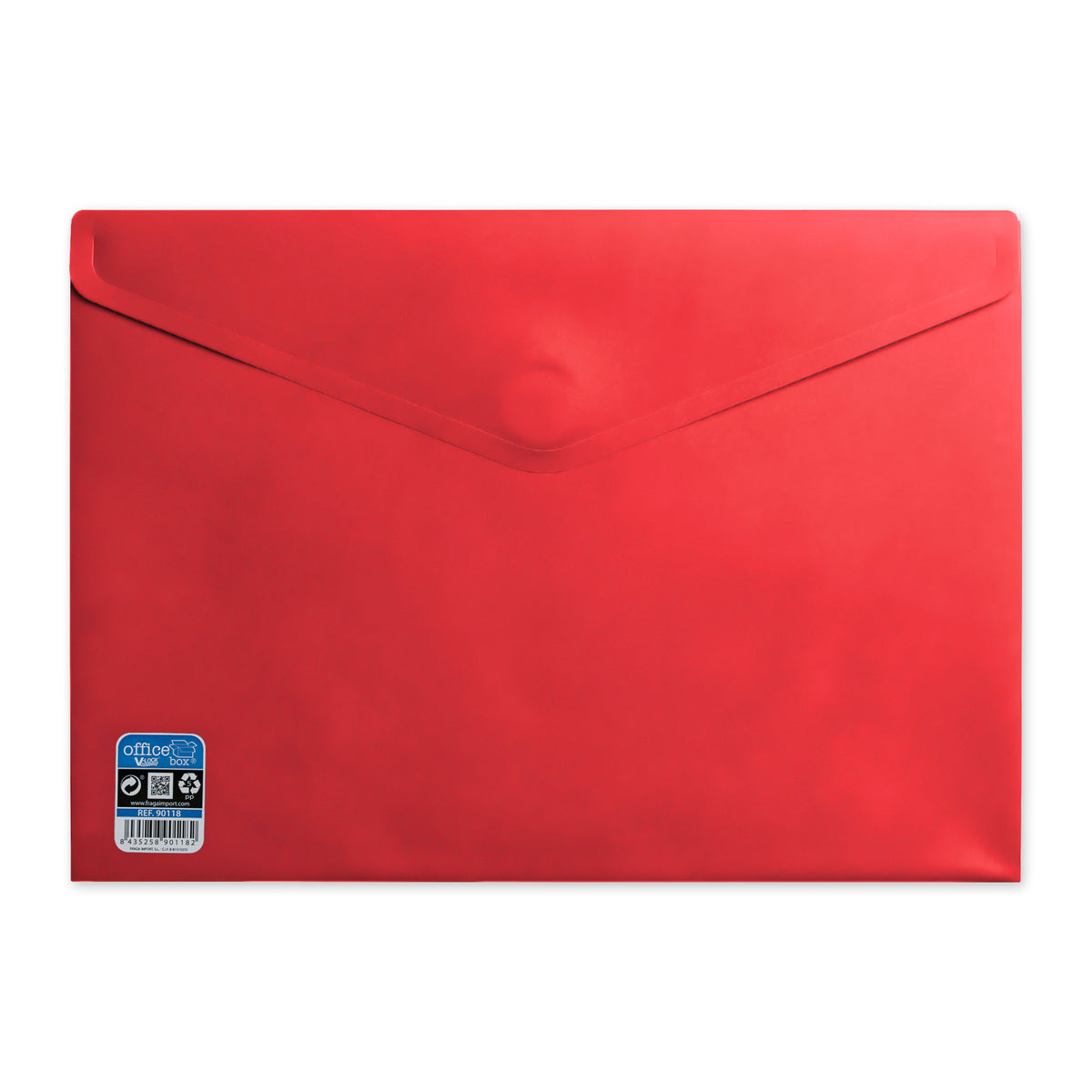 Envelopes de polipropileno V-LOCK Vital Colors com fecho de velcro