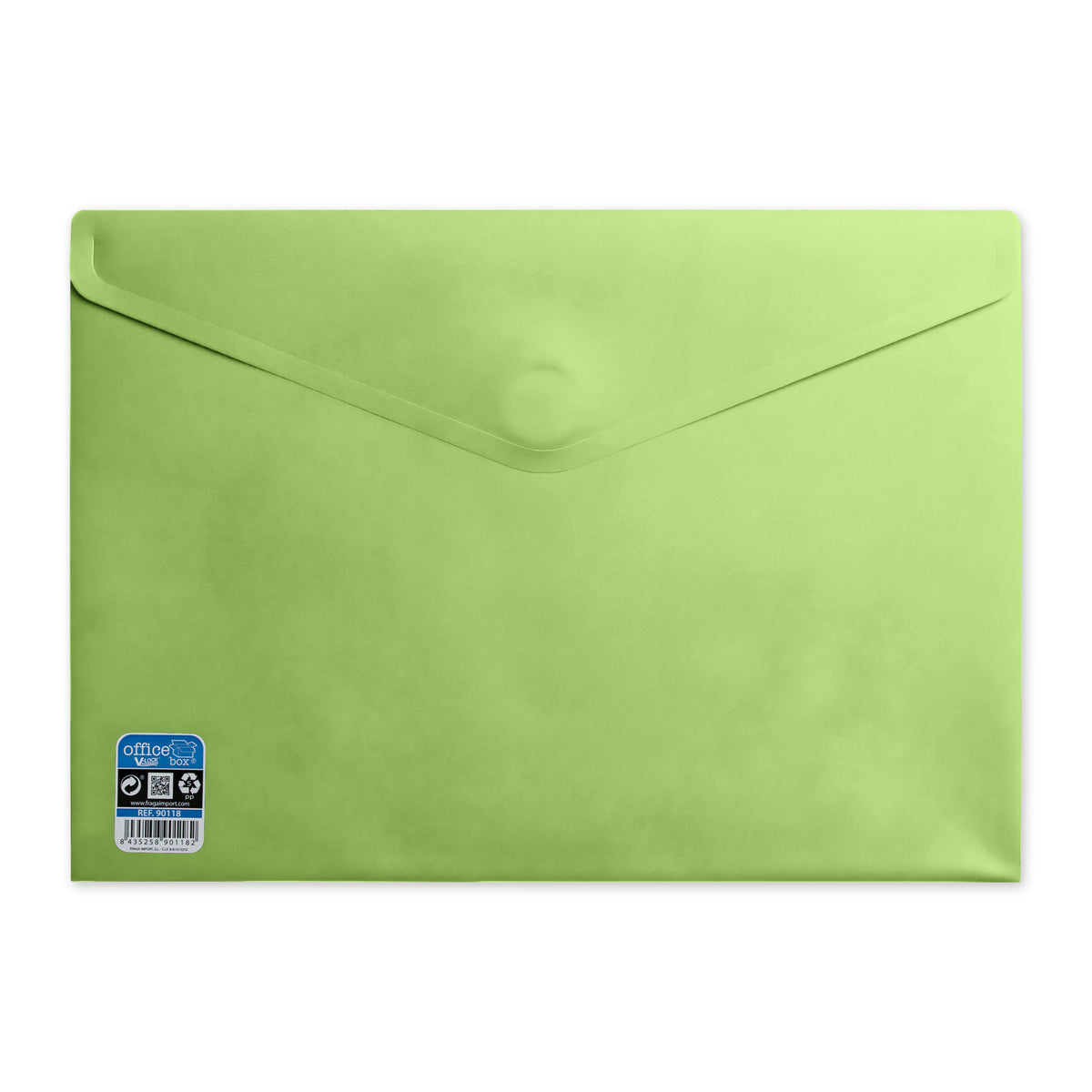 Envelopes de polipropileno V-LOCK Vital Colors com fecho de velcro