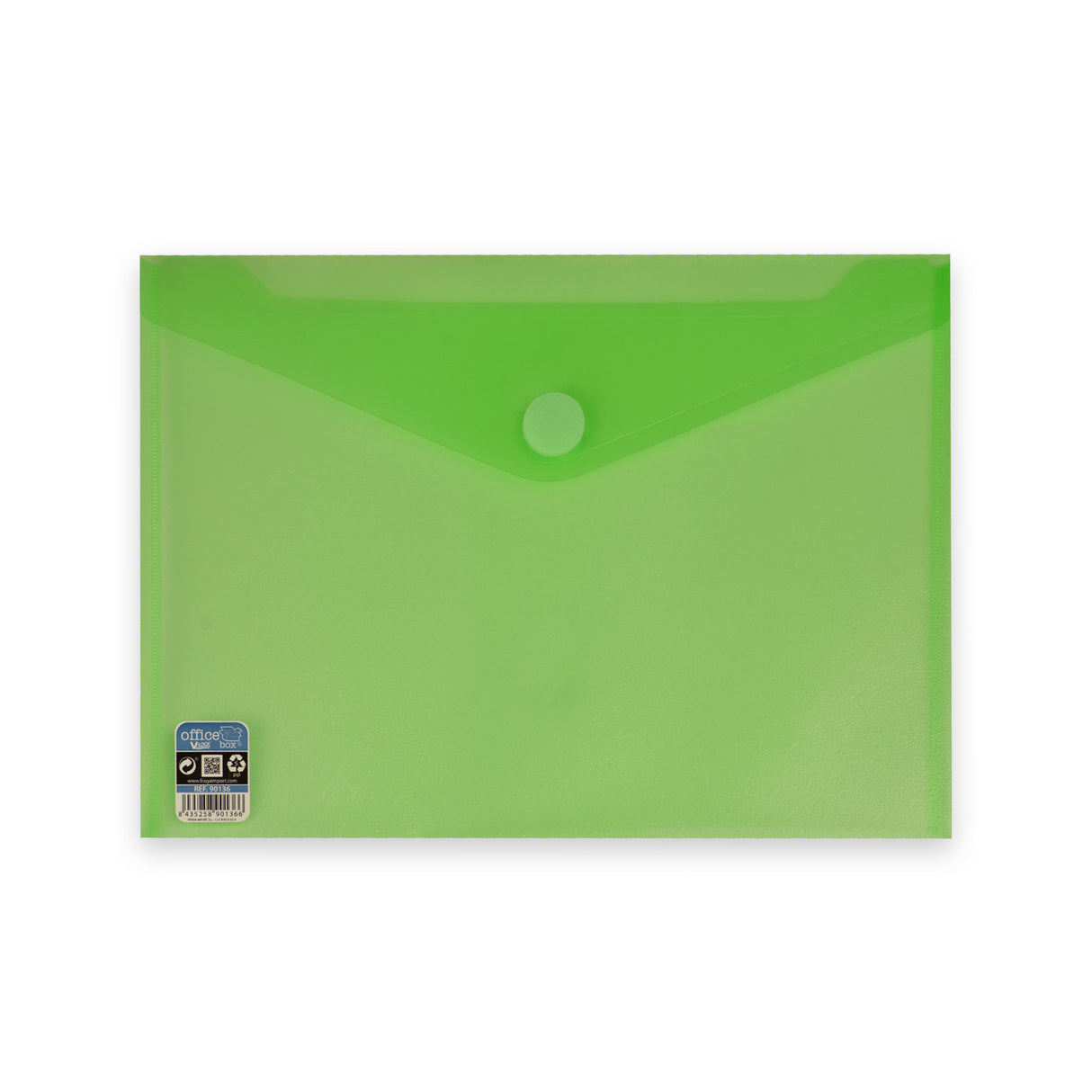Envelopes de polipropileno translúcido com fecho de velcro V-LOCK