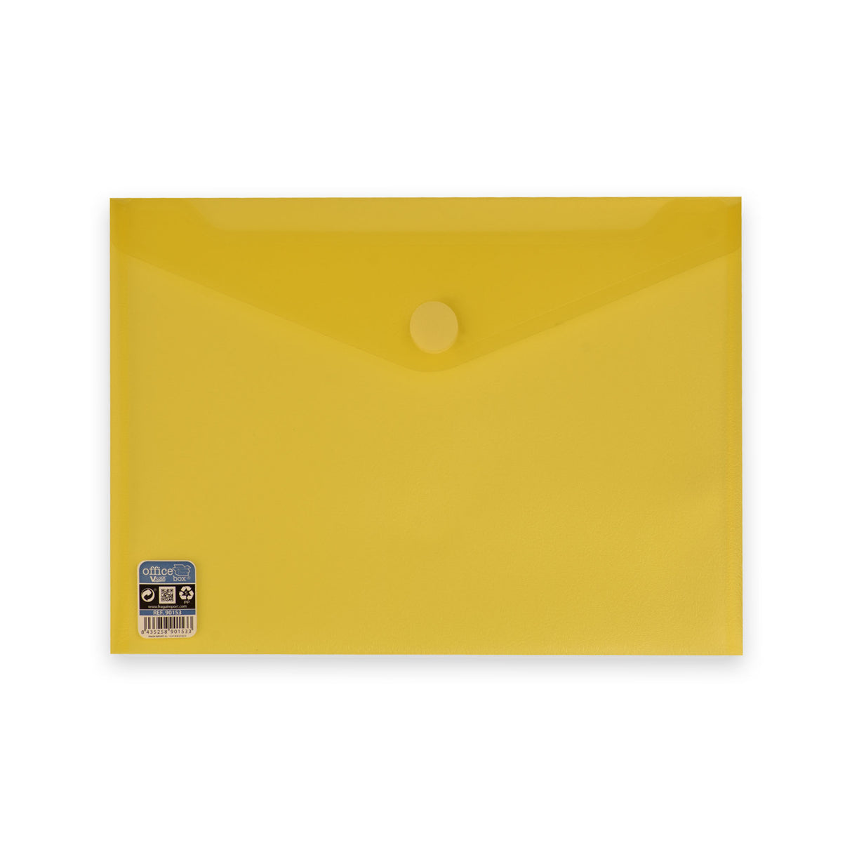 Envelopes de polipropileno translúcido com fecho de velcro V-LOCK