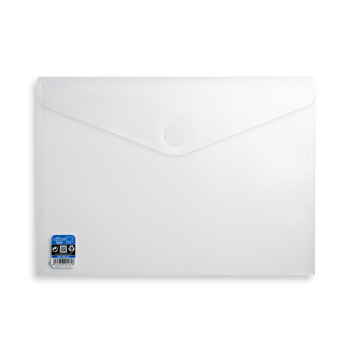 Envelopes de polipropileno translúcido com fecho de velcro V-LOCK