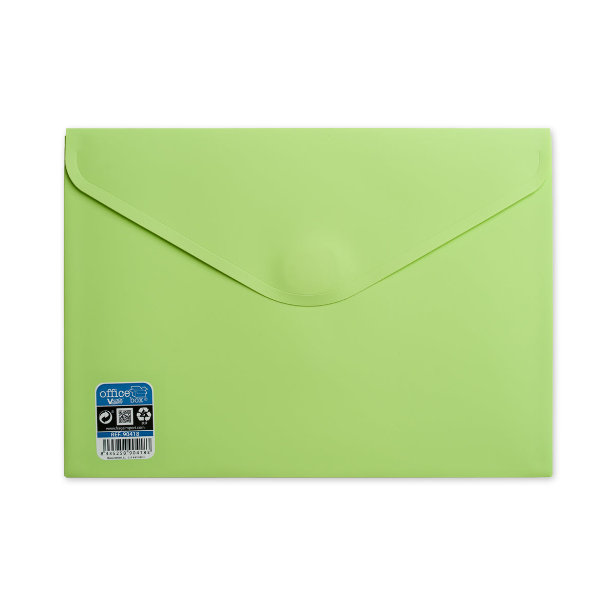 Envelopes de polipropileno V-LOCK Vital Colors com fecho de velcro