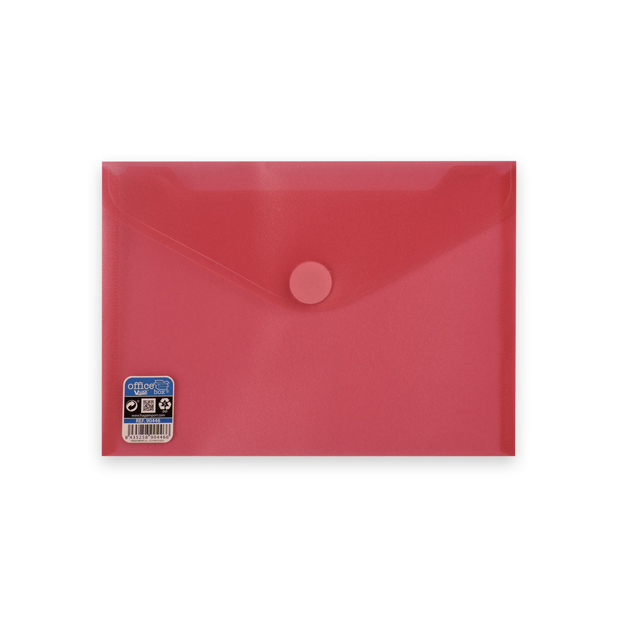 Envelopes de polipropileno translúcido com fecho de velcro V-LOCK