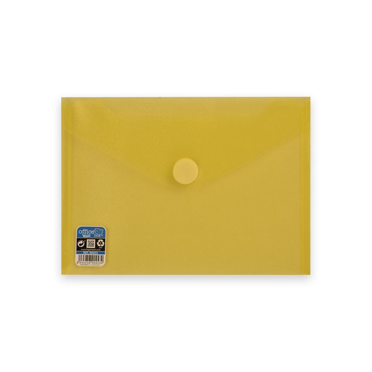 Envelopes de polipropileno translúcido com fecho de velcro V-LOCK