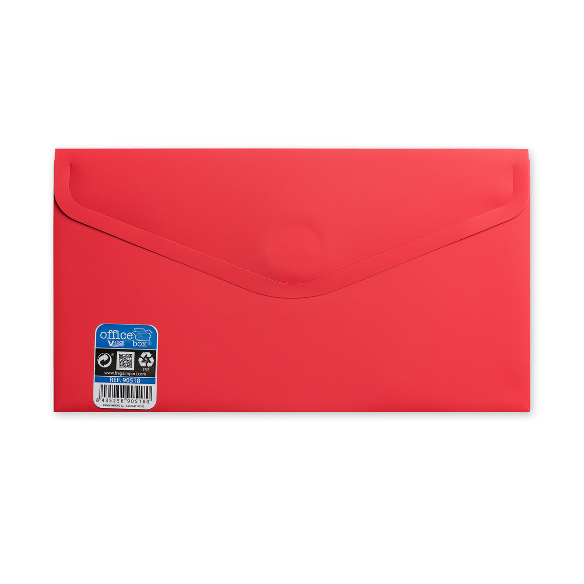 Envelopes de polipropileno V-LOCK Vital Colors com fecho de velcro