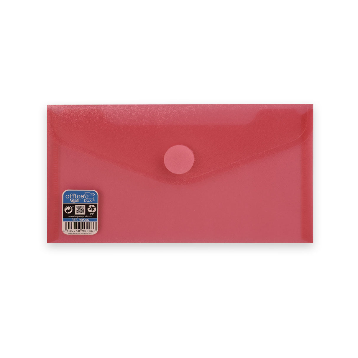 Envelopes de polipropileno translúcido com fecho de velcro V-LOCK