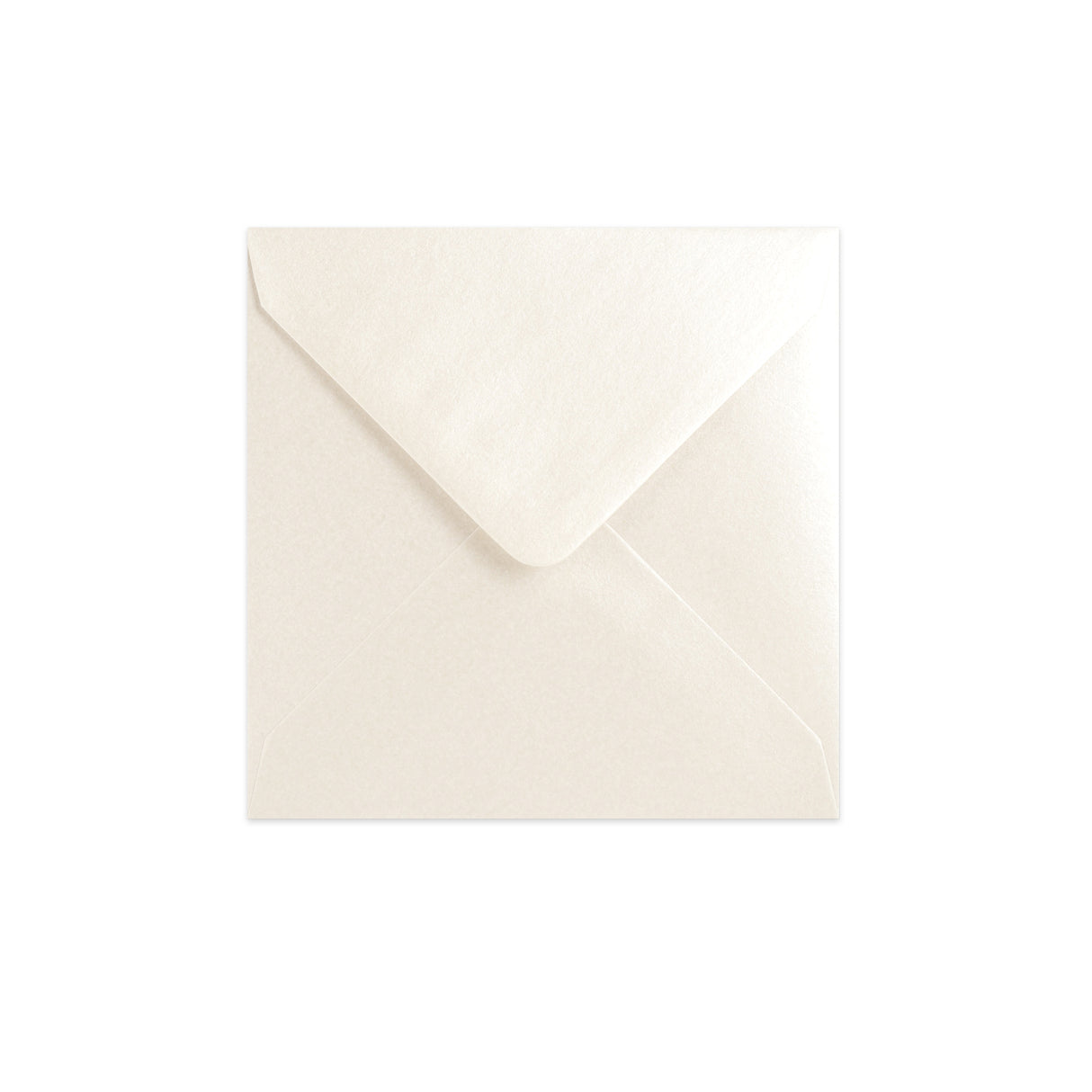 Envelope cor ostra – aba em diamante 130x130 mm