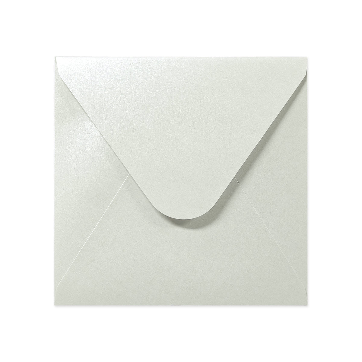 Envelope cor ostra – aba em diamante 130x130 mm