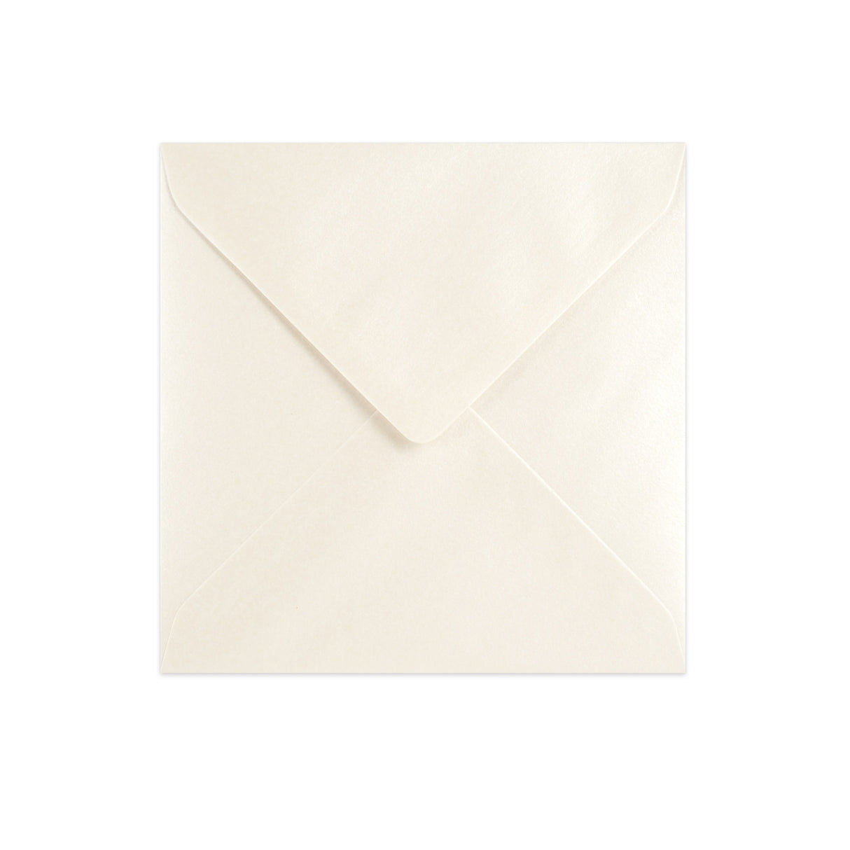 Envelope cor ostra – aba em diamante 155x155 mm