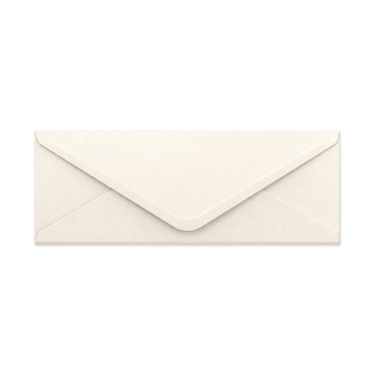 Envelope cor ostra – aba em diamante 80x215 mm