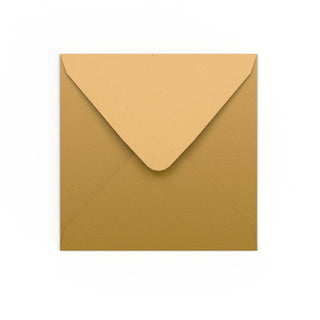 Envelope dourado 155x155 mm