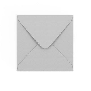 Envelope cinza pastel 155x155 mm