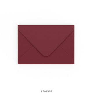 Envelopes cor de bordeaux