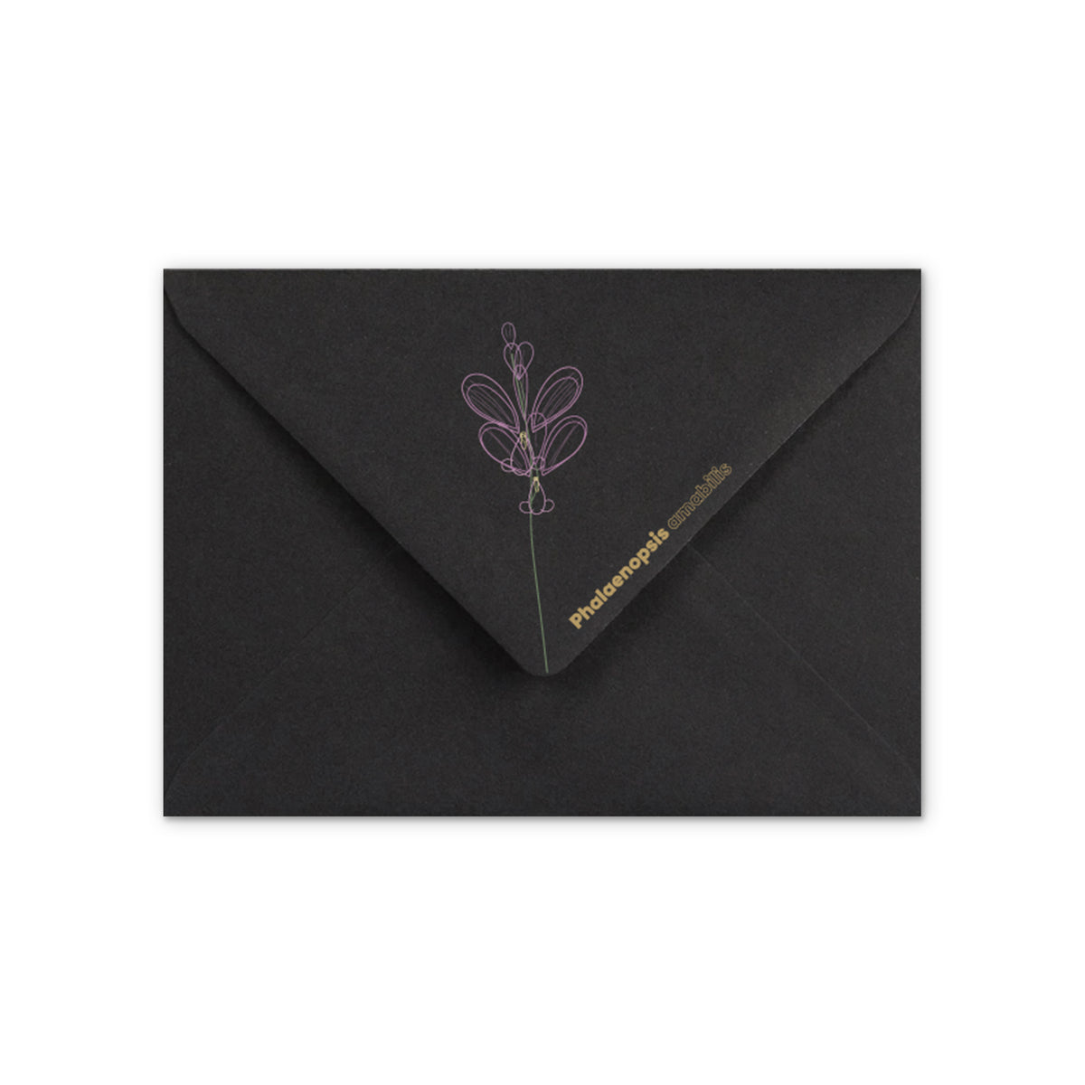 Envelope Motivo Orquídea