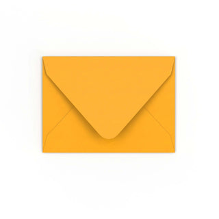 Envelope amarelo mostarda 82x113 mm (C7)